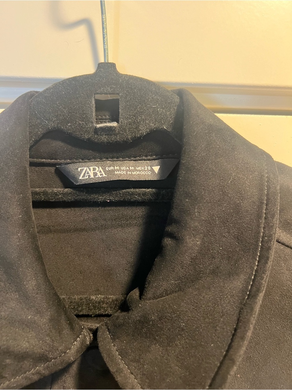 Zara Black Military Field Jacket with Utility Pockets - Picture 2 of 5